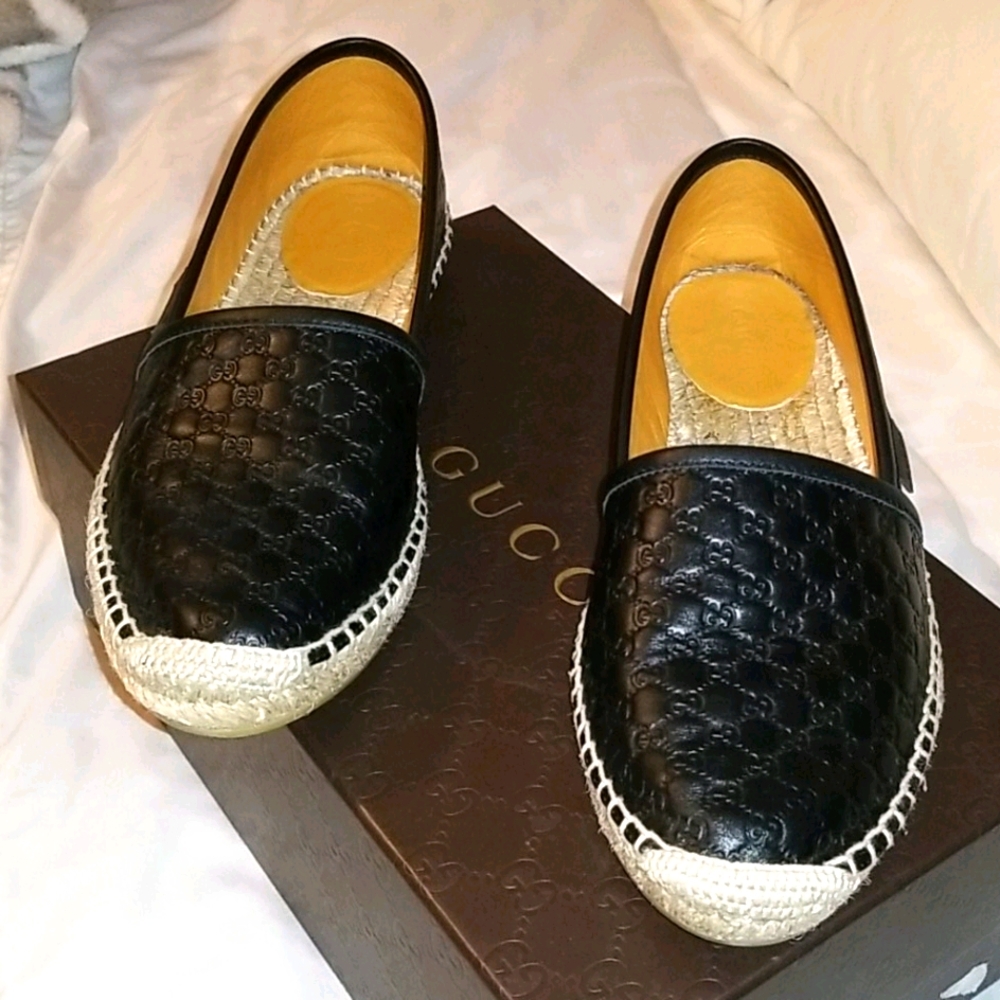 Gucci leather Espadrilles 37/7